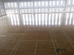 小學(xué)籃球運(yùn)動木地板施工流程